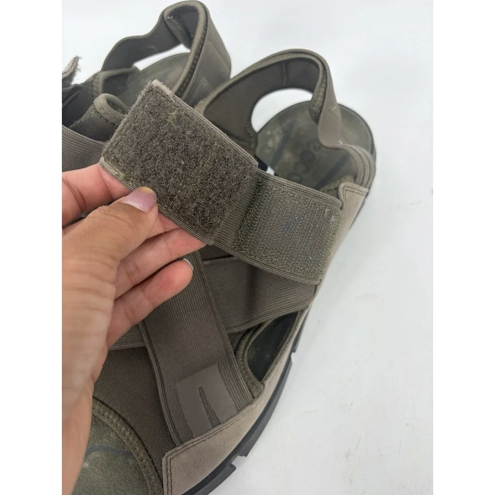 ECCO Intrinsic Tarmac Sport Sandals Leather Elastic Comfort Walking EU 45 US 11